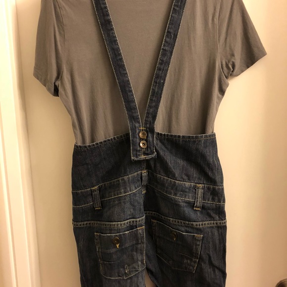 ✖️SOLD✖️TRF LUXURY DENIM OVERALLS - Picture 3 of 6